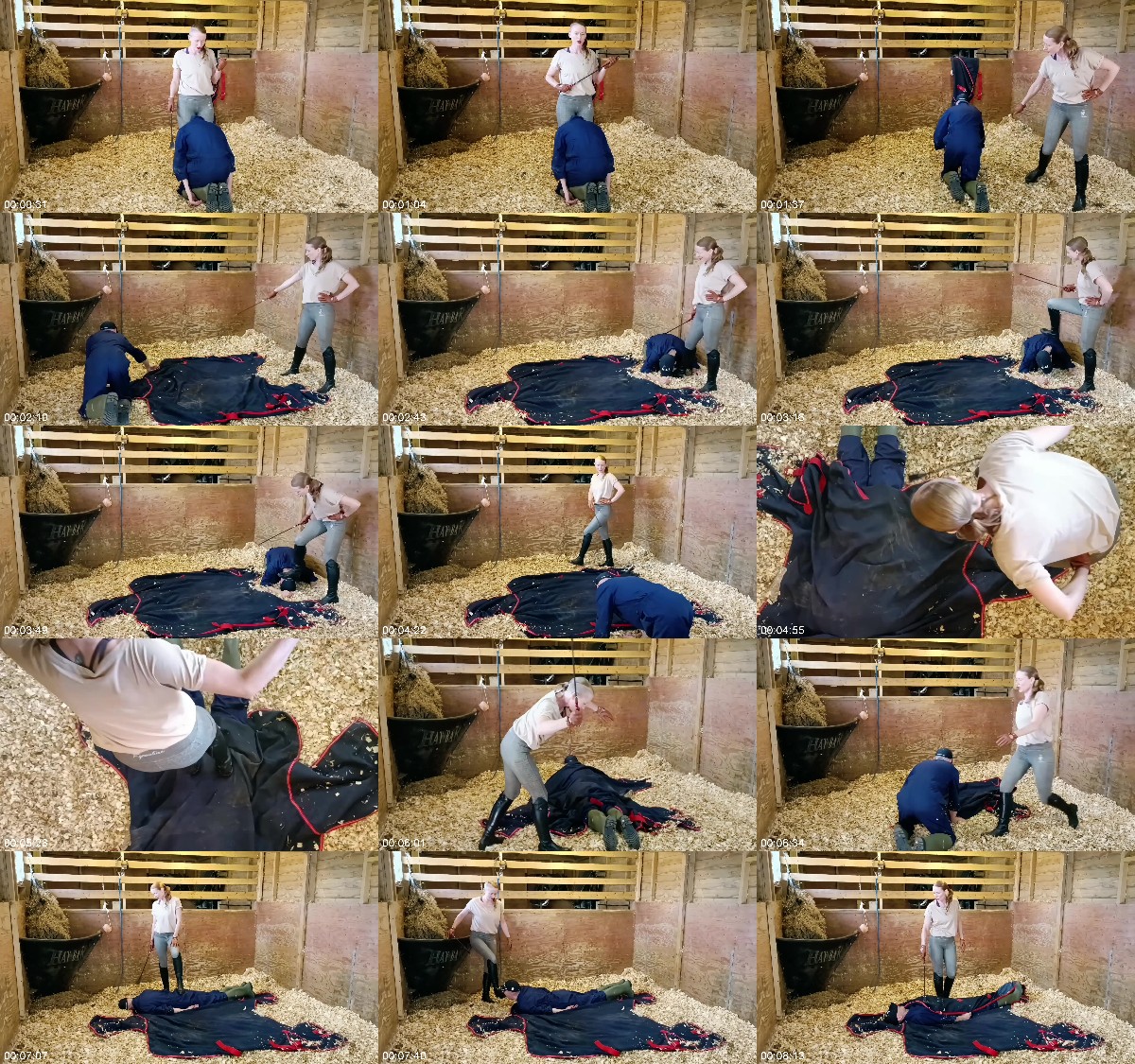 Madam M Cropped Crushed Wrangled and Rolled trampled humiliated and discarded in extreme stable discipline 6