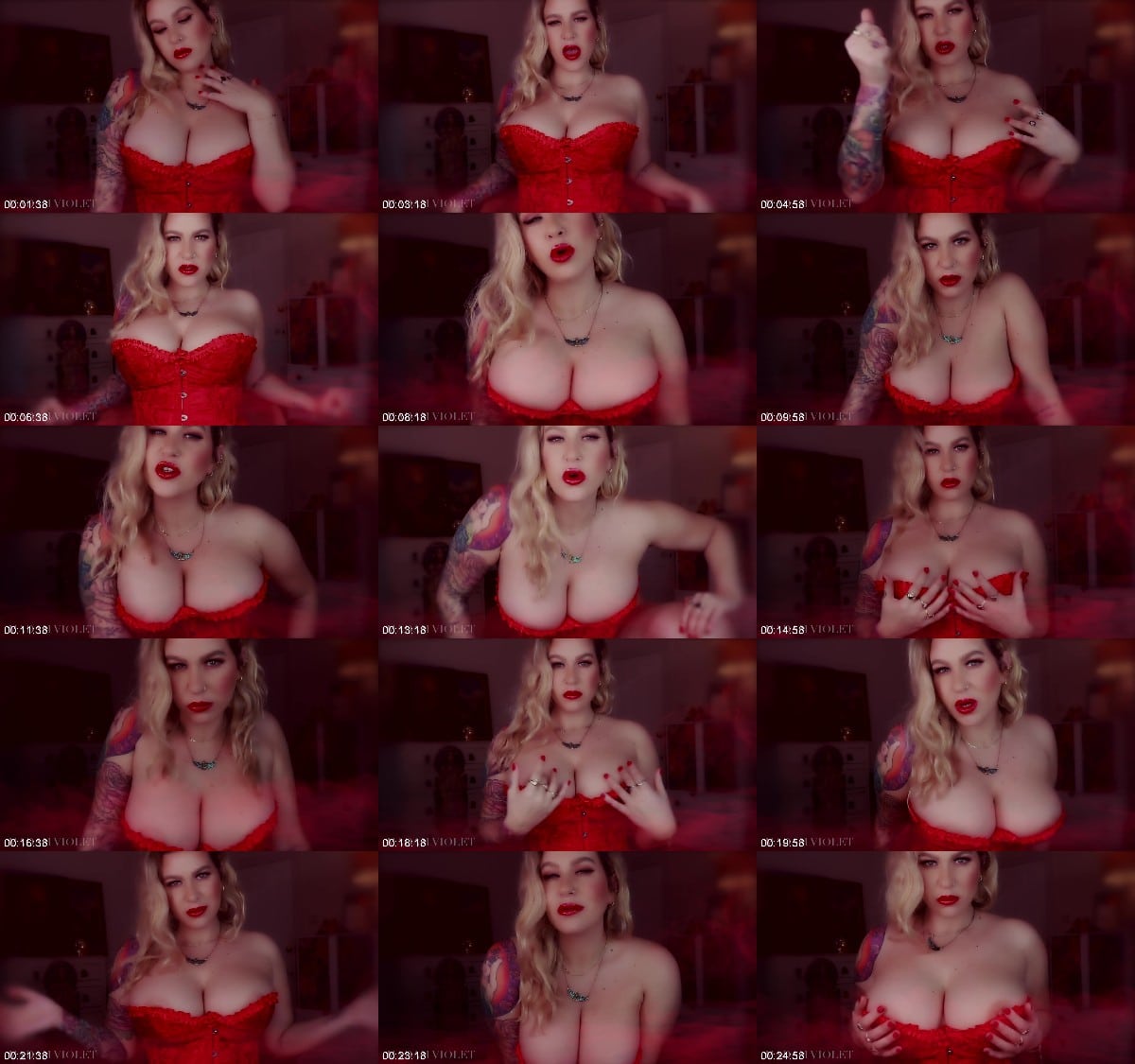 Madam Violet - Spinning Stroking In My Web Of Danger - Brainwash 6