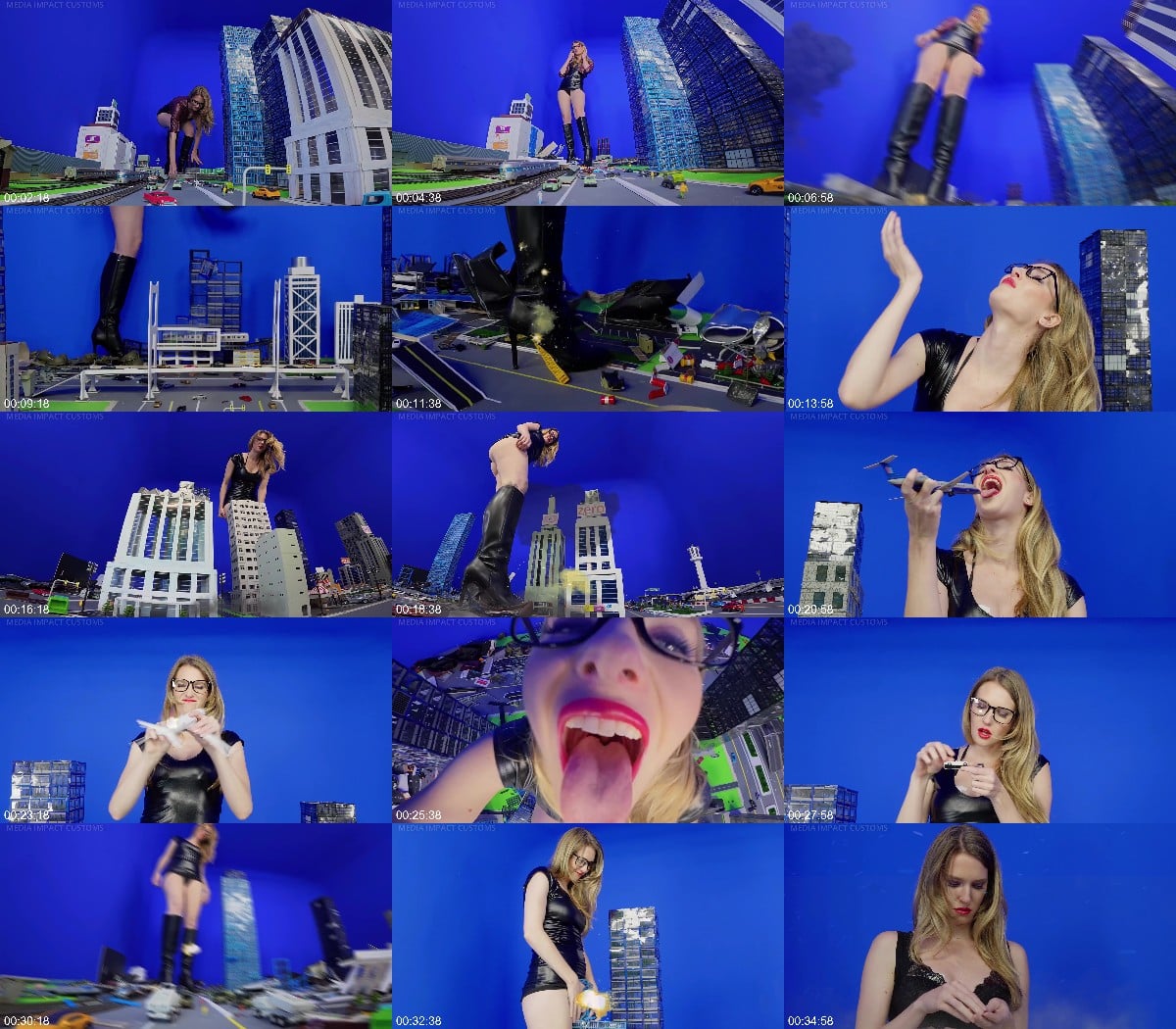 Media Impact Customs - Destroy All Goddesses Part 2 Act 1 Ashley Lane Giantess SFX Crush 6