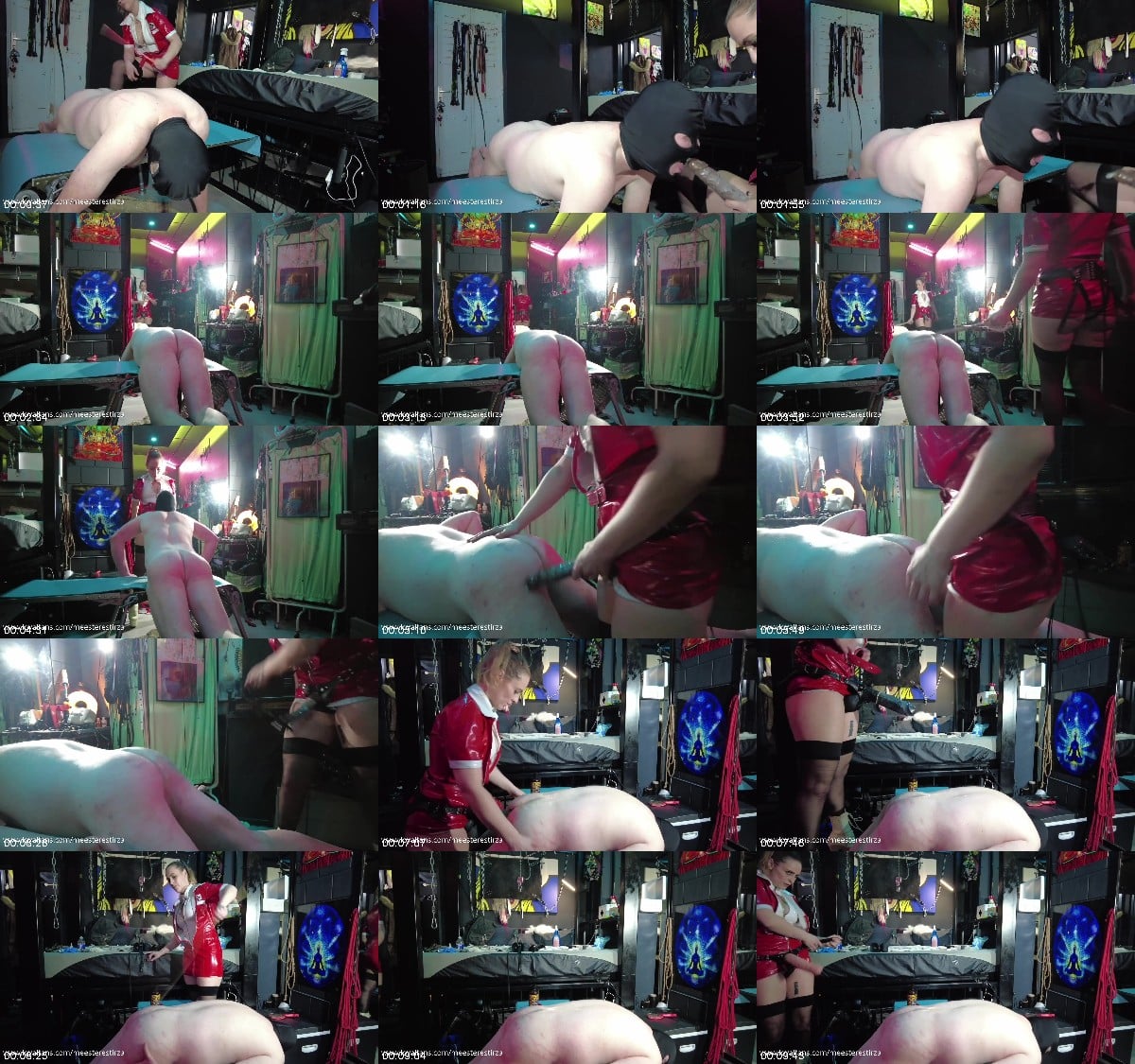 Meesteres Tirza Whipping And Dildo Fucking Pegging From The Nurse 6