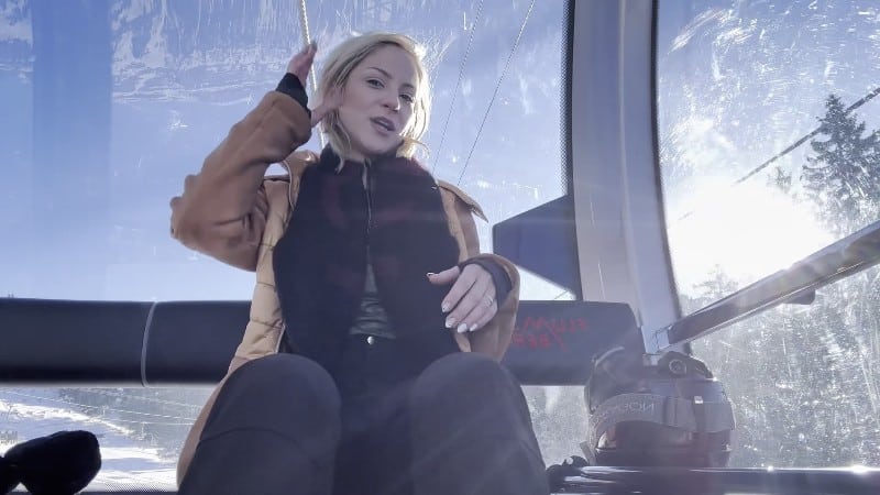 MissDaisyDiamond Ride Up the Mountains with me Ski Vlog 2 3