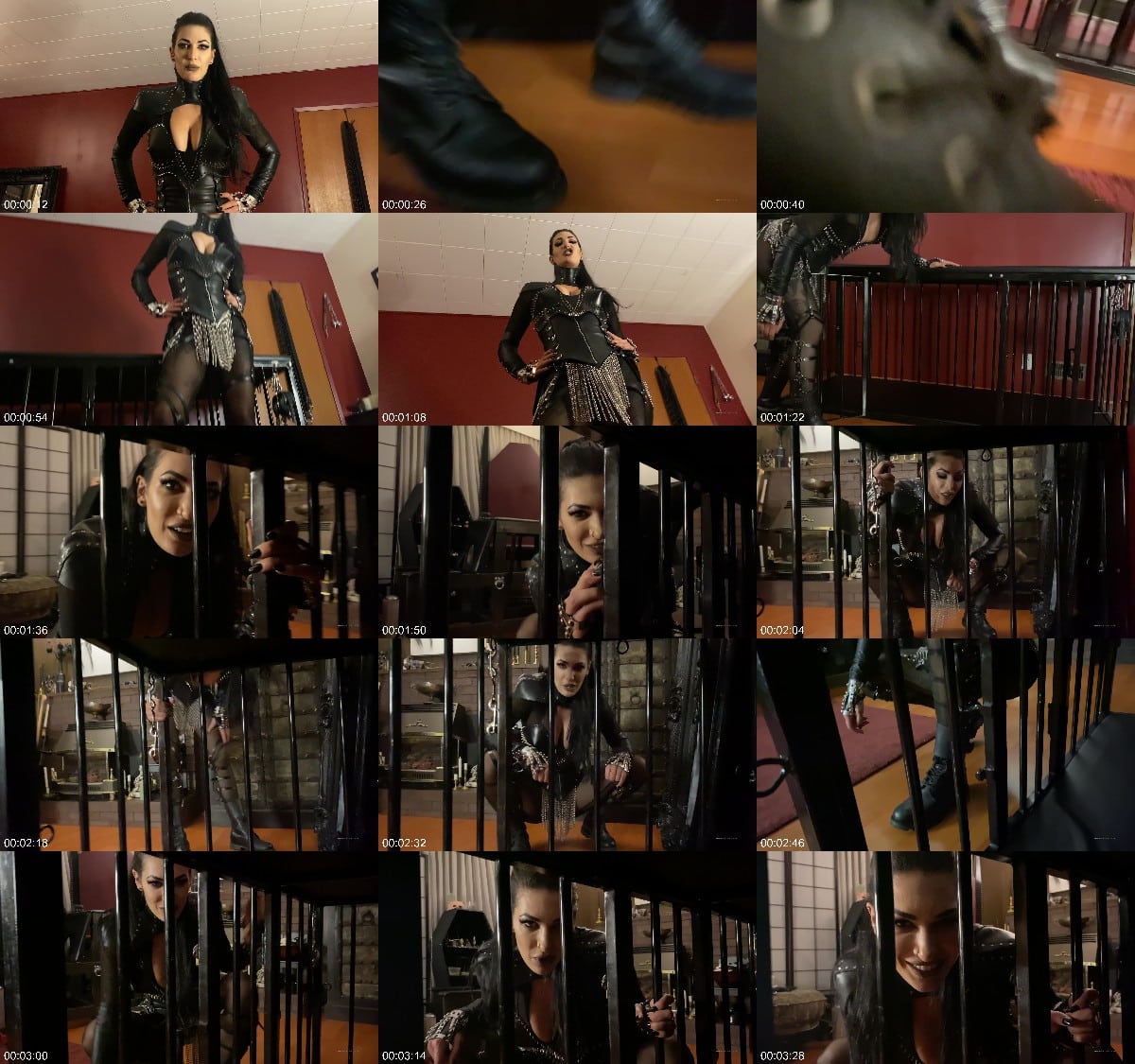 Mistress Damazonia - Amazon Woman s Captive Role Play - Chastity Bondage Cage 6