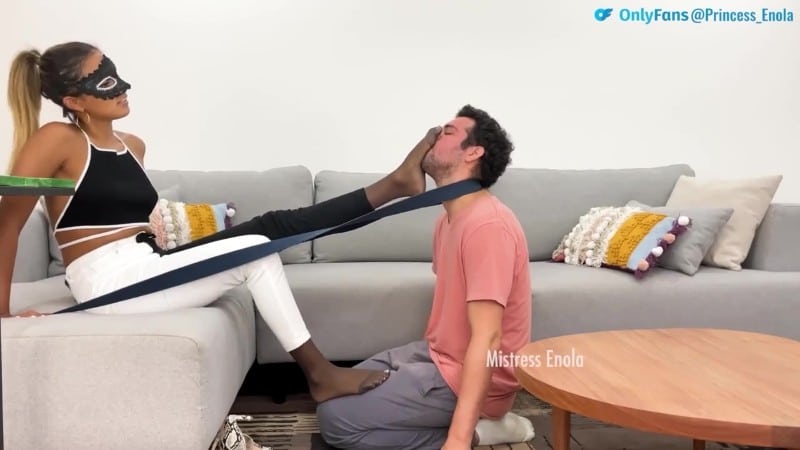 Mistress Enola Fetish - Face Demolition - Mistress Enola- Most Extreme Facebusting Face Kicking With High Heels And Bare Nylons Warning 4