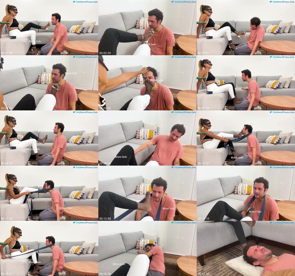 Mistress Enola Fetish - Face Demolition - Mistress Enola- Most Extreme Facebusting Face Kicking With High Heels And Bare Nylons Warning 6