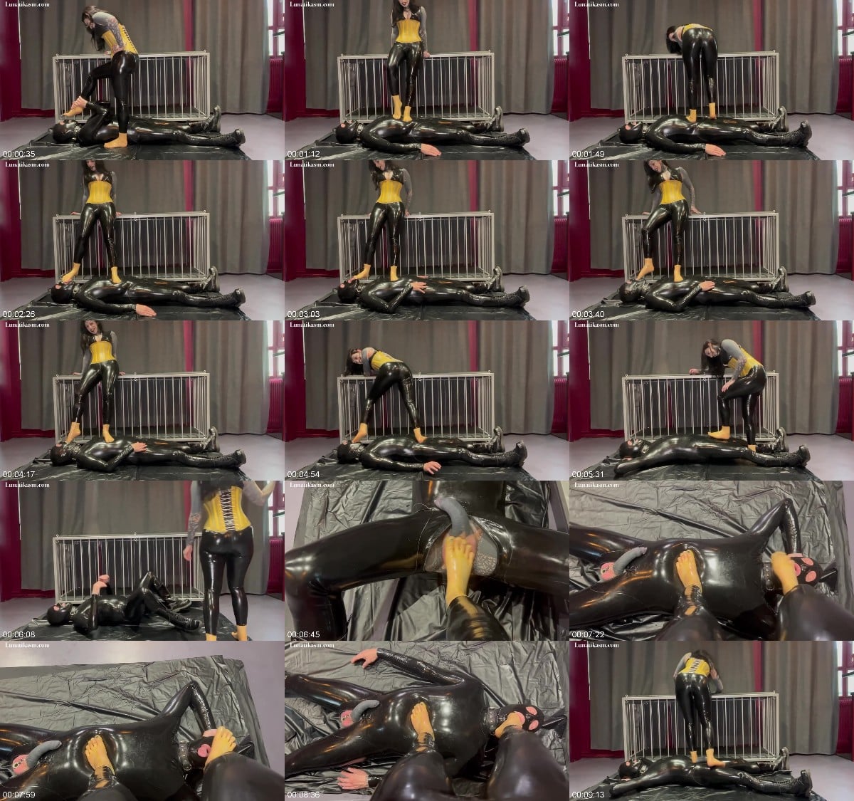 Mistress Lunatika - Latex Trampling 6