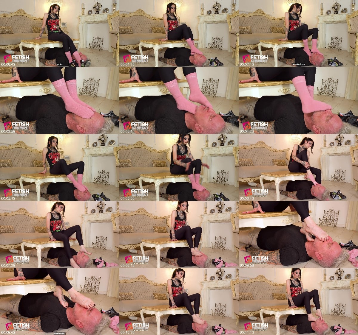 My First Foot Smother Session Foot Domination With Socks And Bare Feet With Gothic Queen Lucia Haycock 4K Uhd Mp4 6