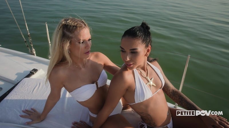 PetitePOV 25/11/24 Candee Licious And Black Angel Petite Cuties Aboard 4k/1080 1
