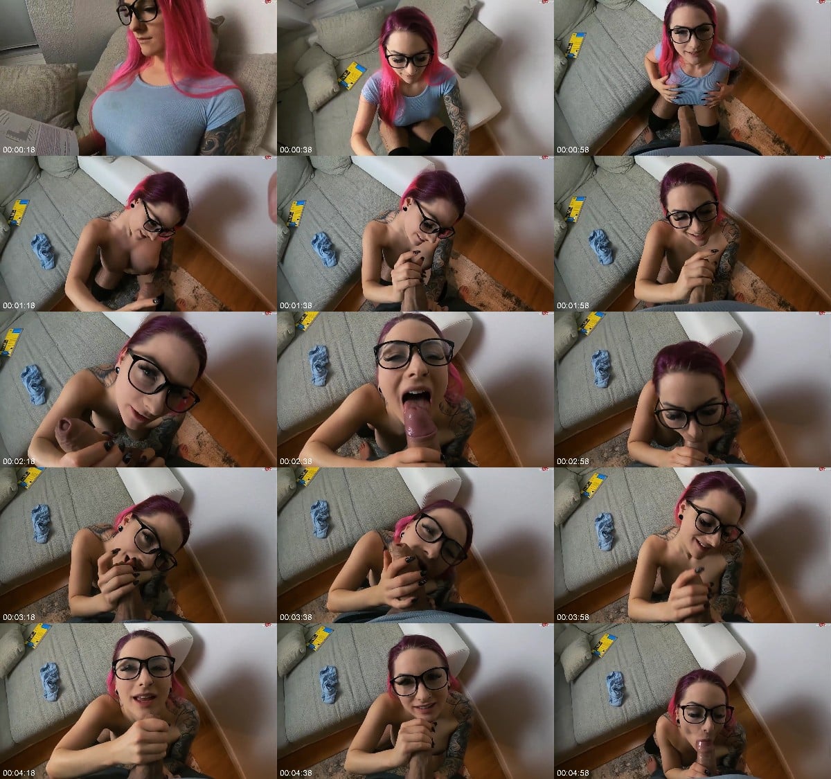 Pia-Sativa - Mein erster Blowjob mit Gesichtsbesamung 6