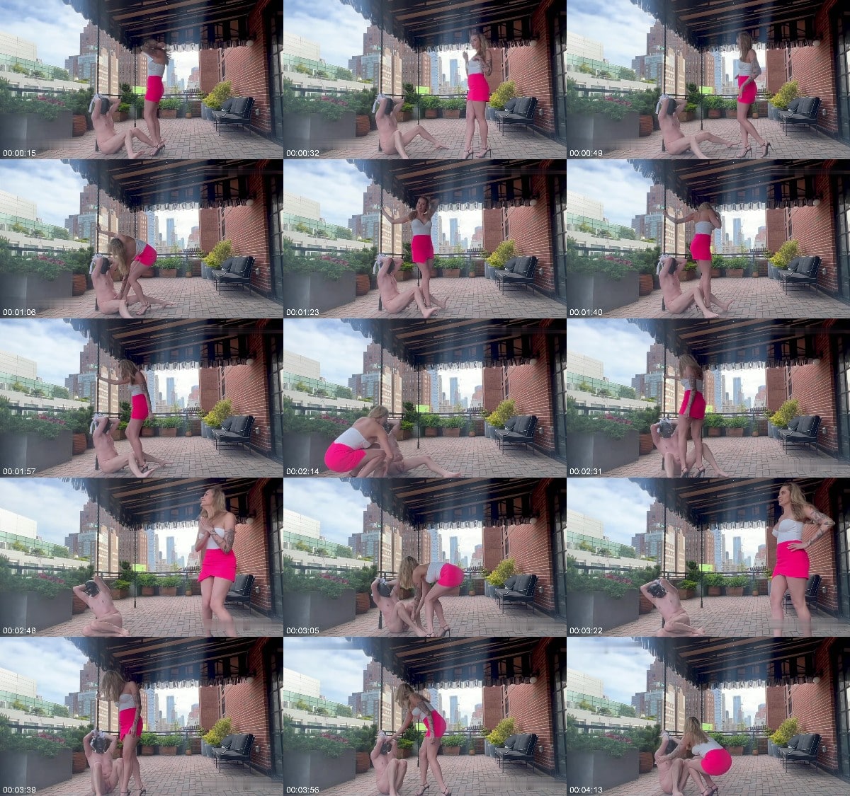 Princess Alexandria - Ballbusting on the Balcony 6