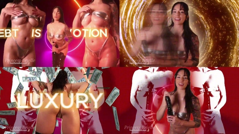 Princess Brielle FinDom FemDom - DEBT SPIRAL - A financial domination clip with binaural neuro linguistic programming - intense MIND FUCK 1