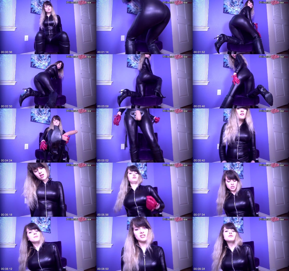 Princess Ellie Idol - POV Pegging Cum Eating Instruction - Strapon 6