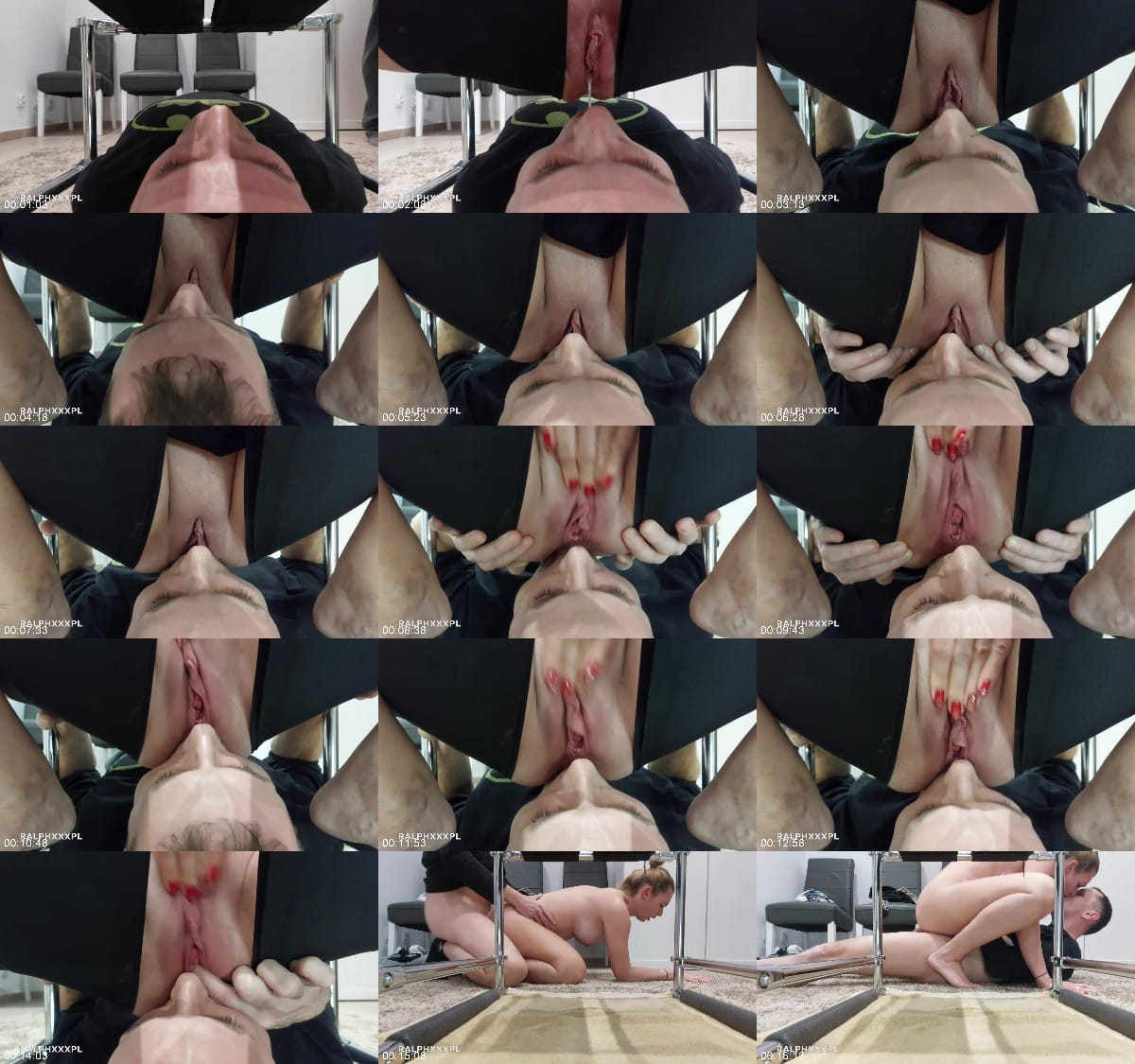 RalphXXXpl - Cuckold Creampie Zweimal Von Muschi Und Arsch Abputzen Und Pisse Trinken Domina Facesitting 6