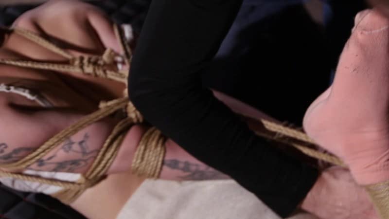 Russian girls fetish Guard attacked tied and whipped my feet 2