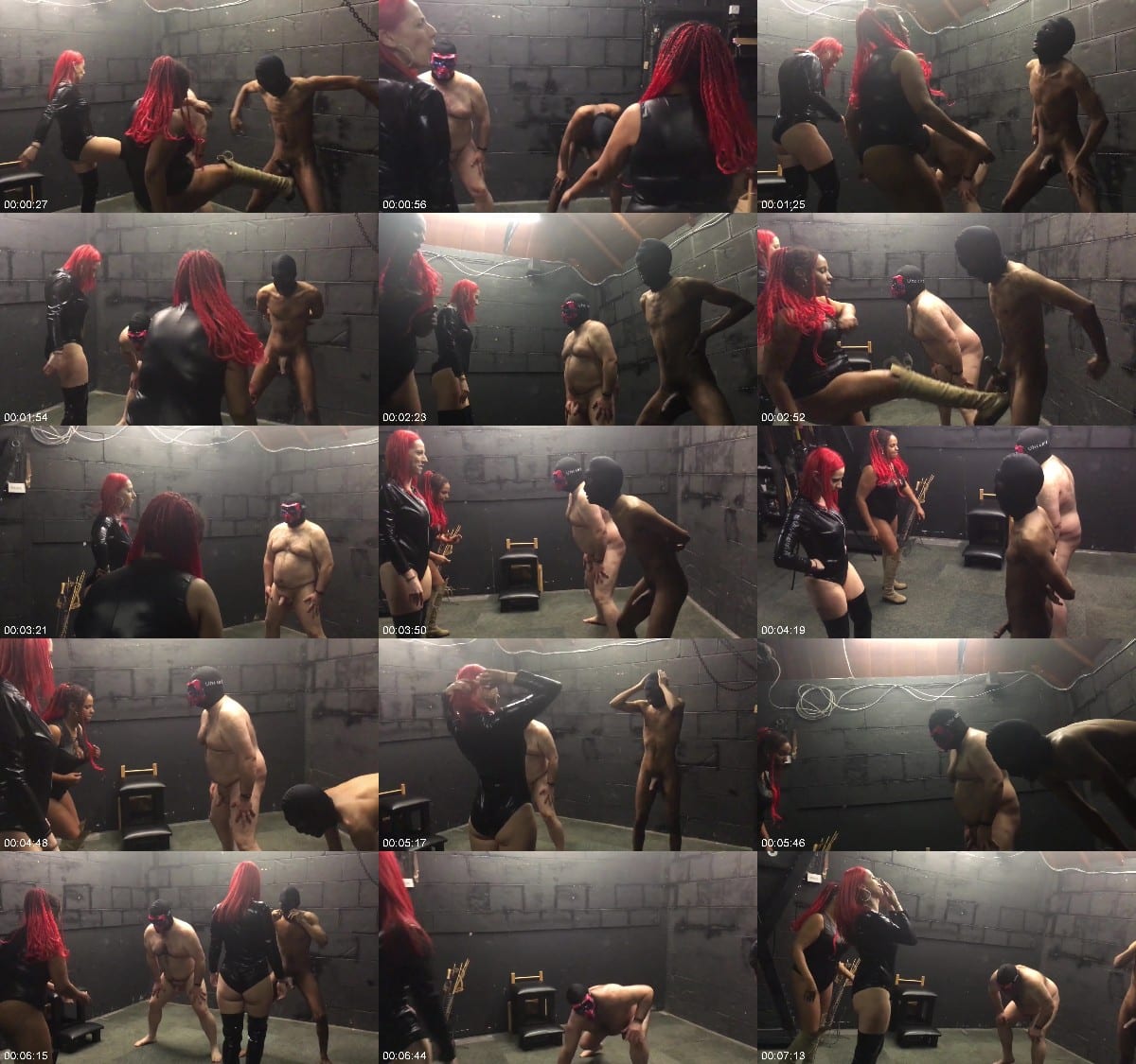 Sadistic Queens - Squishysax - Ballbusting Competition - Squishy Vs Blue Balls Part 1 Boots 6