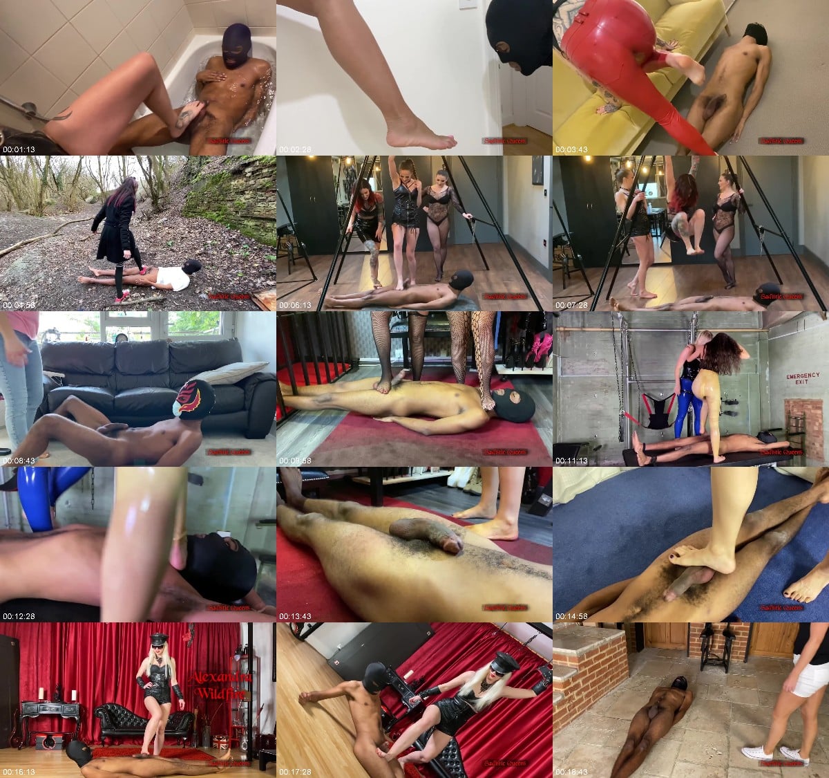 Sadistic Queens - Squishysax - Extreme Ball Stomping Compilation 6