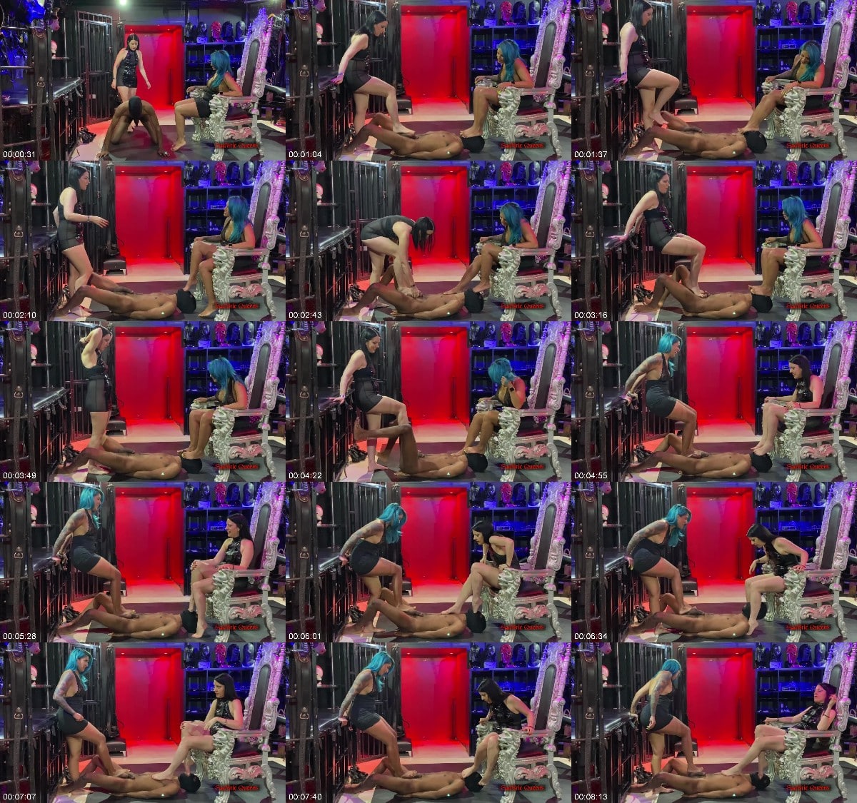 Sadistic Queens - Squishysax - Goddess Penelope and Lady Bellatrix - Stomped Slave 6