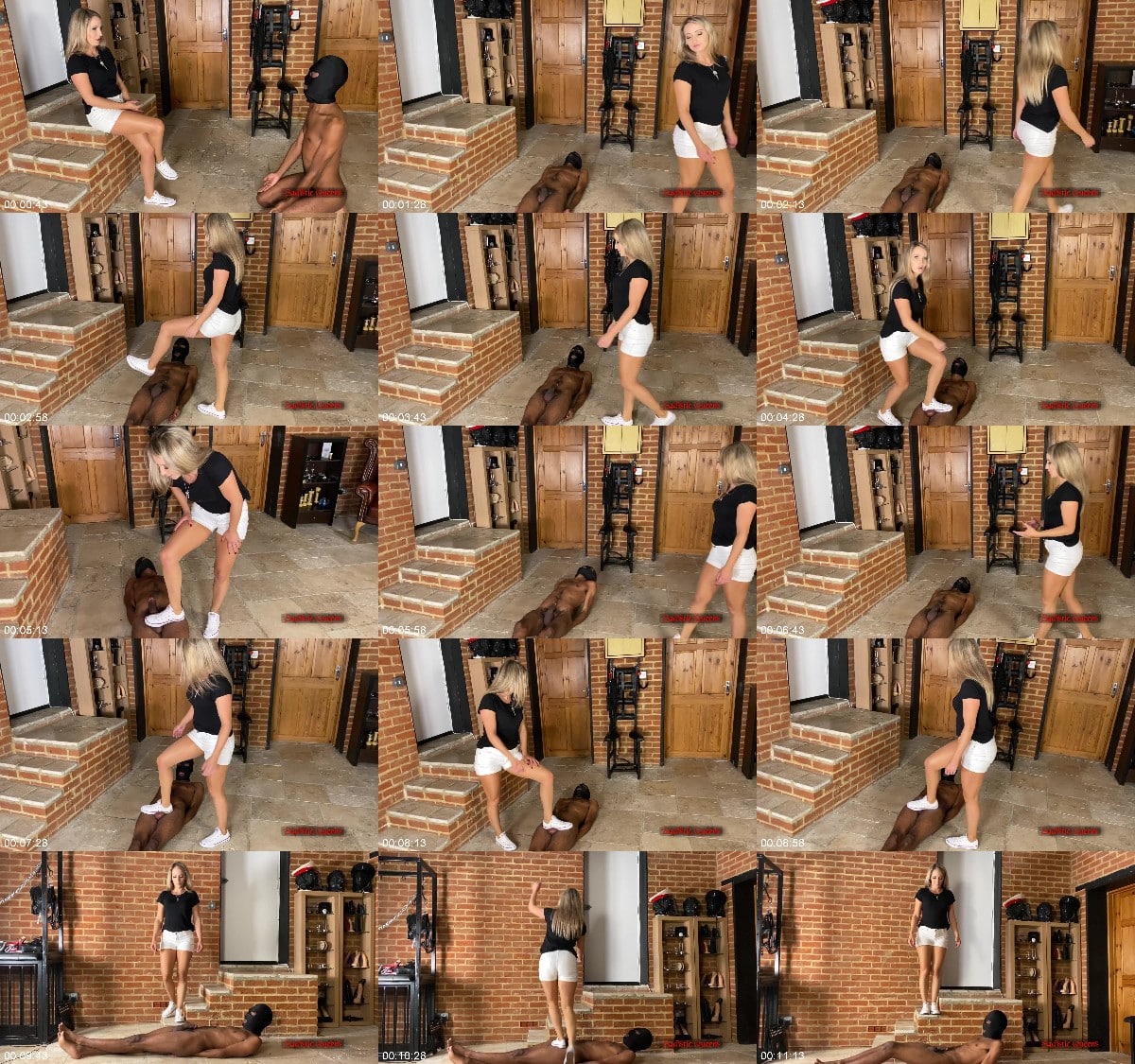 Sadistic Queens - Squishysax - Miss Courtney - Cruel Converse Crushing 6