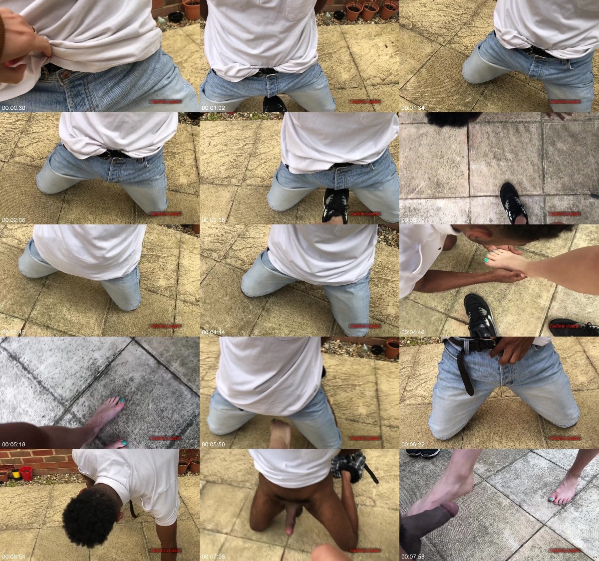 Sadistic Queens - Squishysax - Miss Tiffany Naylor - Brutal Ballbusting POV 6