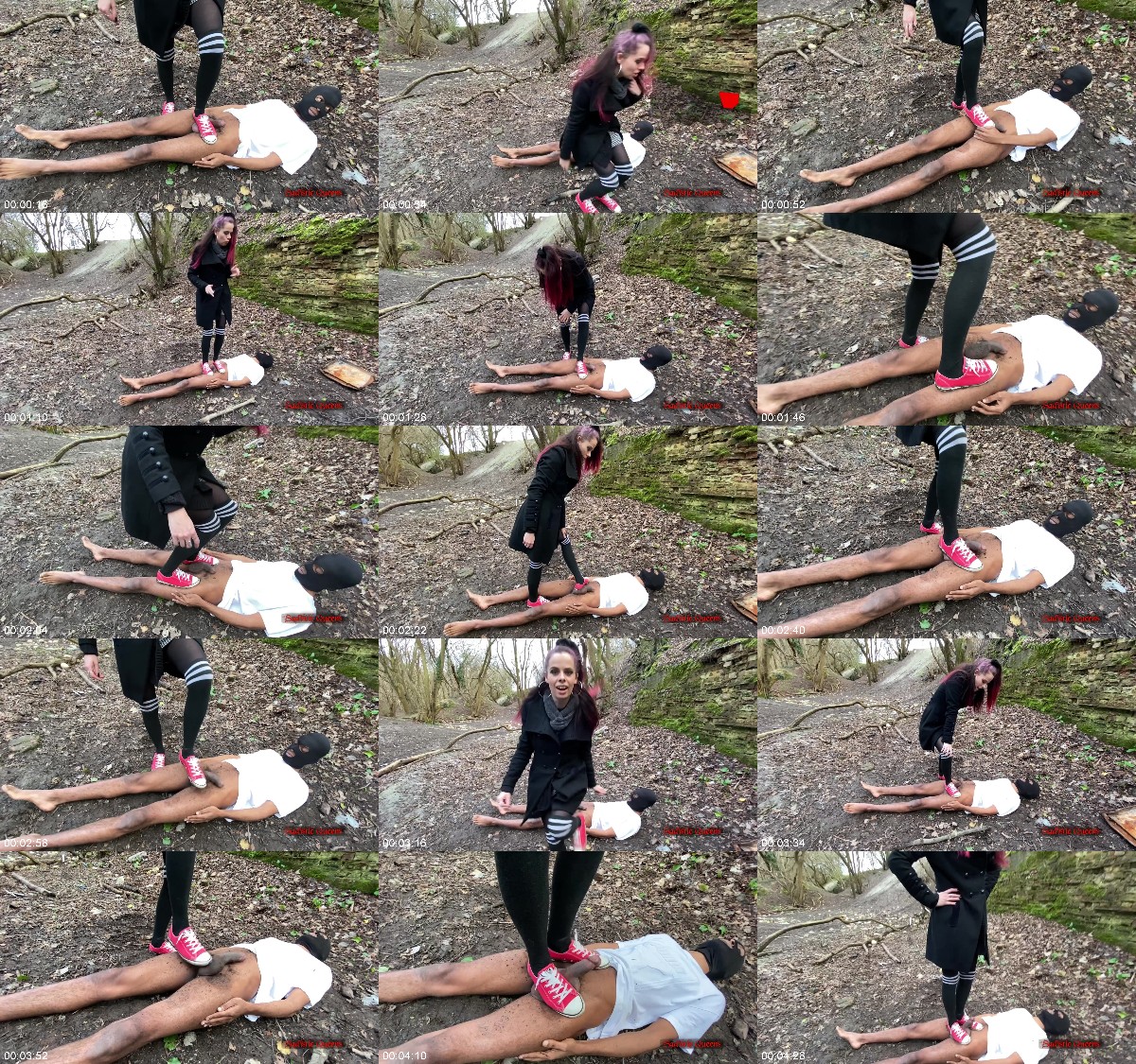 Sadistic Queens - Squishysax - Miss Tiffany Naylor - Converse Ball Flattening 6