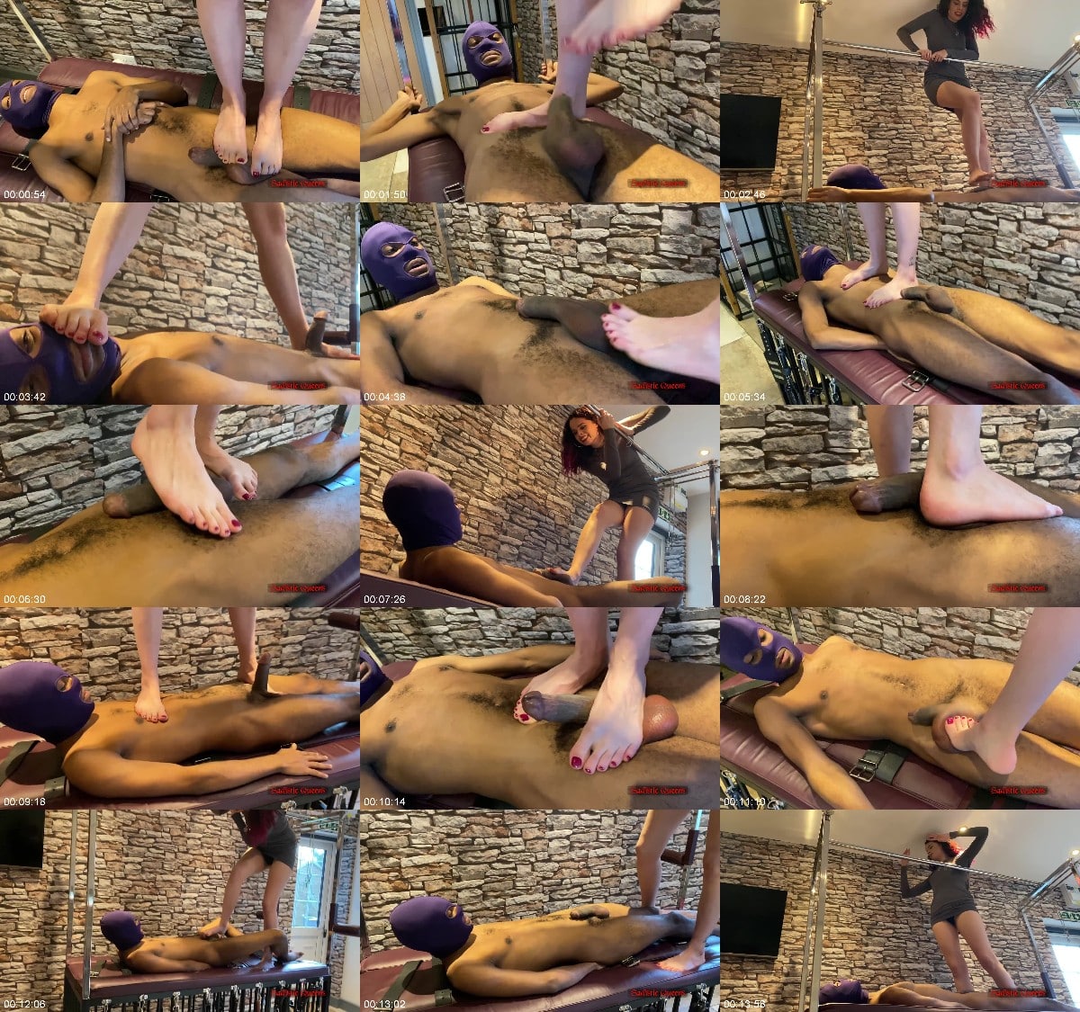 Sadistic Queens - Squishysax - Miss Tiffanys Toes Torments Testicles 6