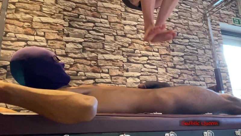 Sadistic Queens - Squishysax - Miss Tiffanys Toes Torments Testicles 1