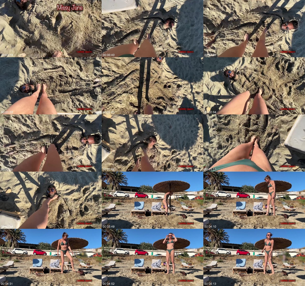 Sadistic Queens - Squishysax - Missy Jane - Trampling My Human Sandcastle 6