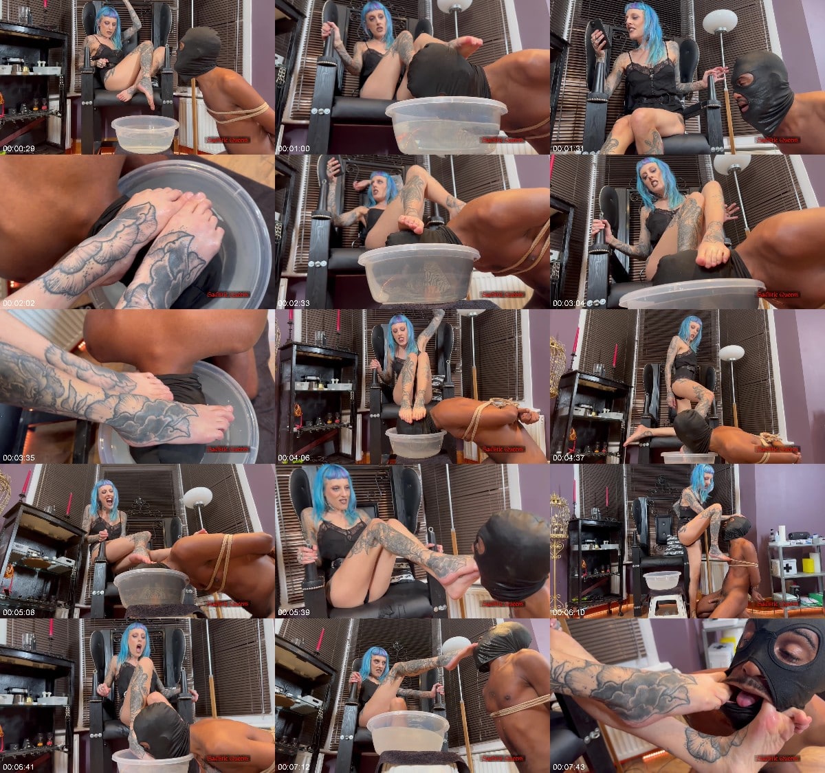 Sadistic Queens - Squishysax - Mistress Bliss - Bound Gagged and Dunked 6