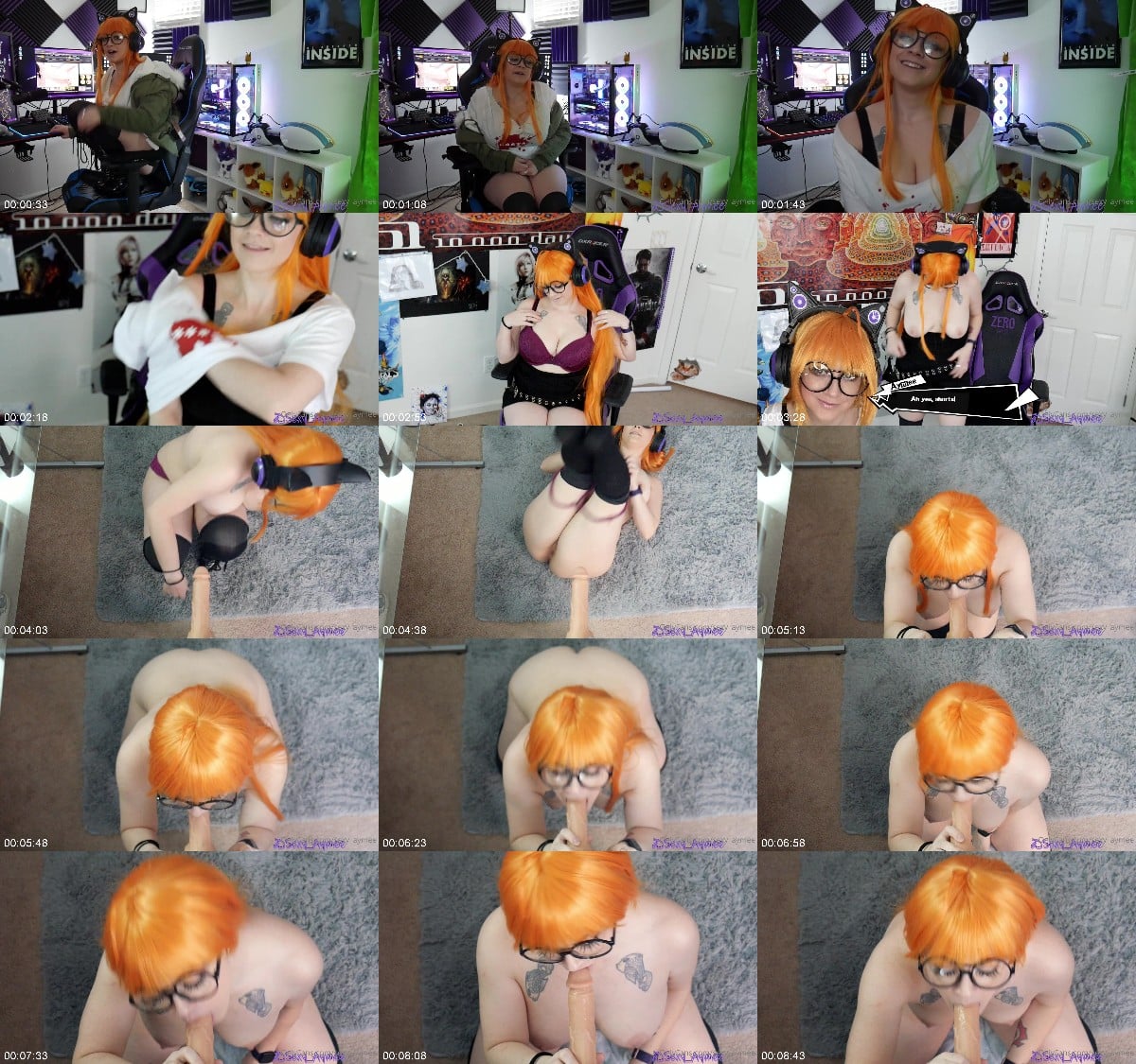 Sexy Aymee - dirty hermit futaba cosplay 6