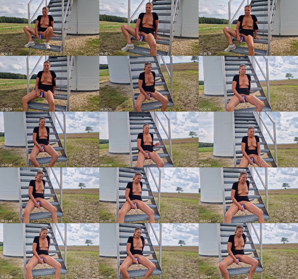 Slut Silke - Silke an der Windkraftanlage 6