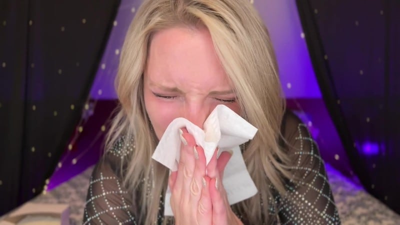 SneezeGoddess - New Years Sneeze Nose Blow 5