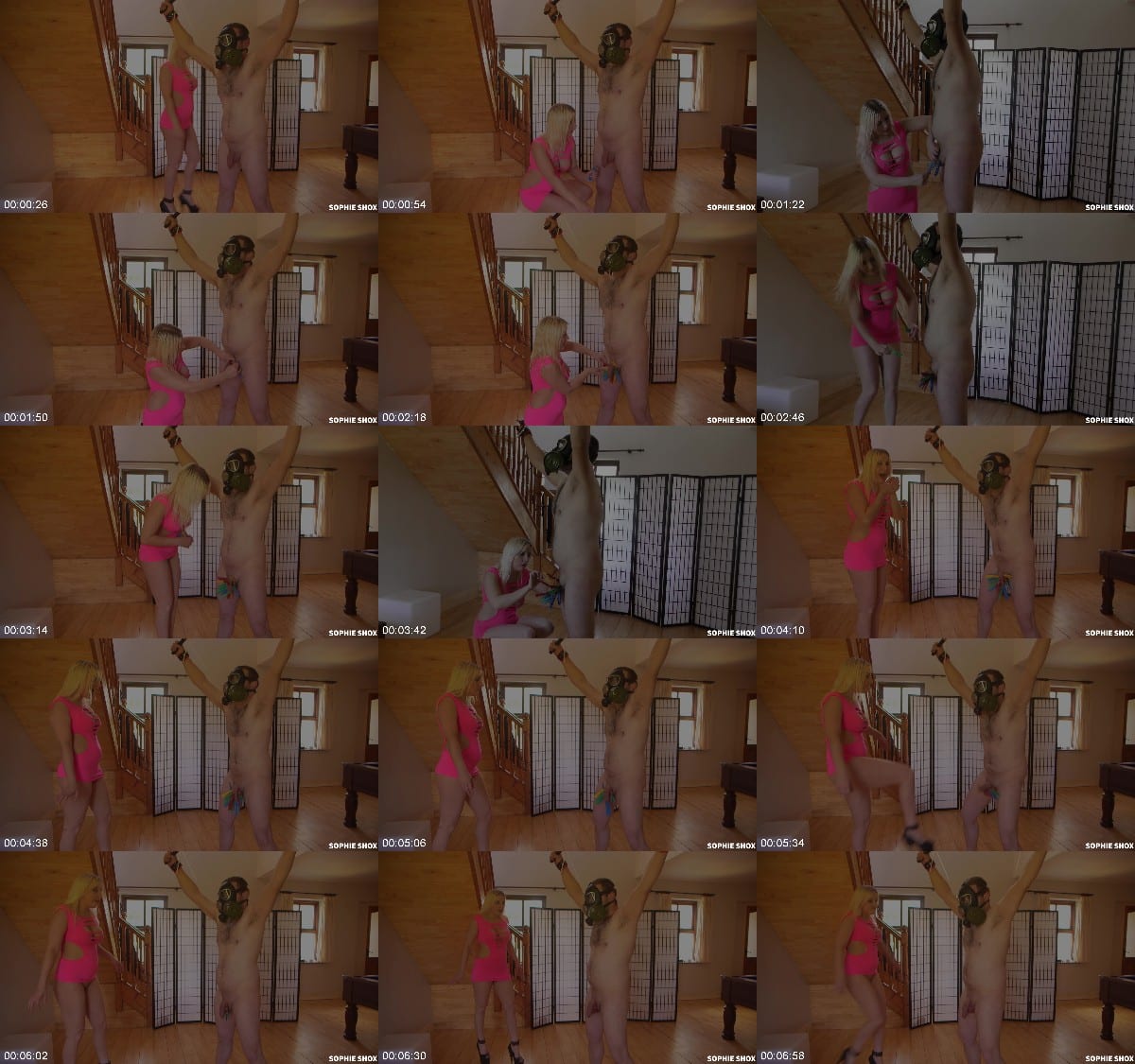 Sophie Shox - Ballbusting Fun With Clothes Pins 6