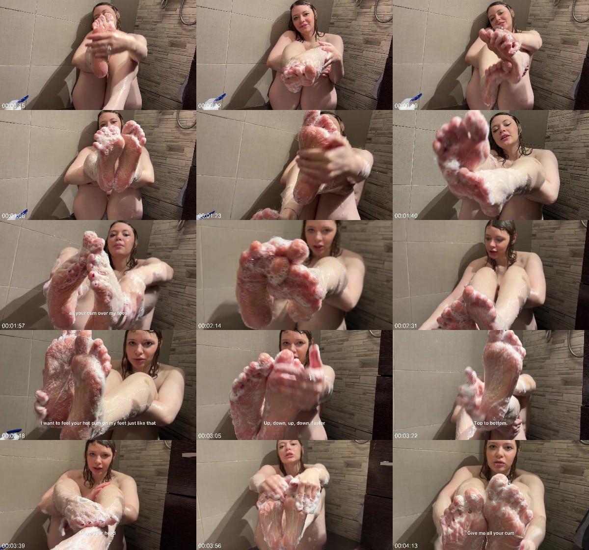 Spacenintenda - Foot Fetish Joi Soapy Soles and Red Toenails Countdown 6