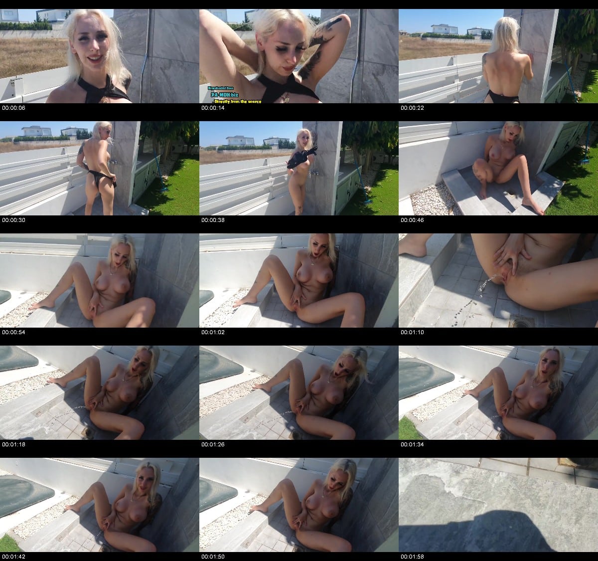 StellaCinderella - Abgepisst in der Outdorrdusche 6