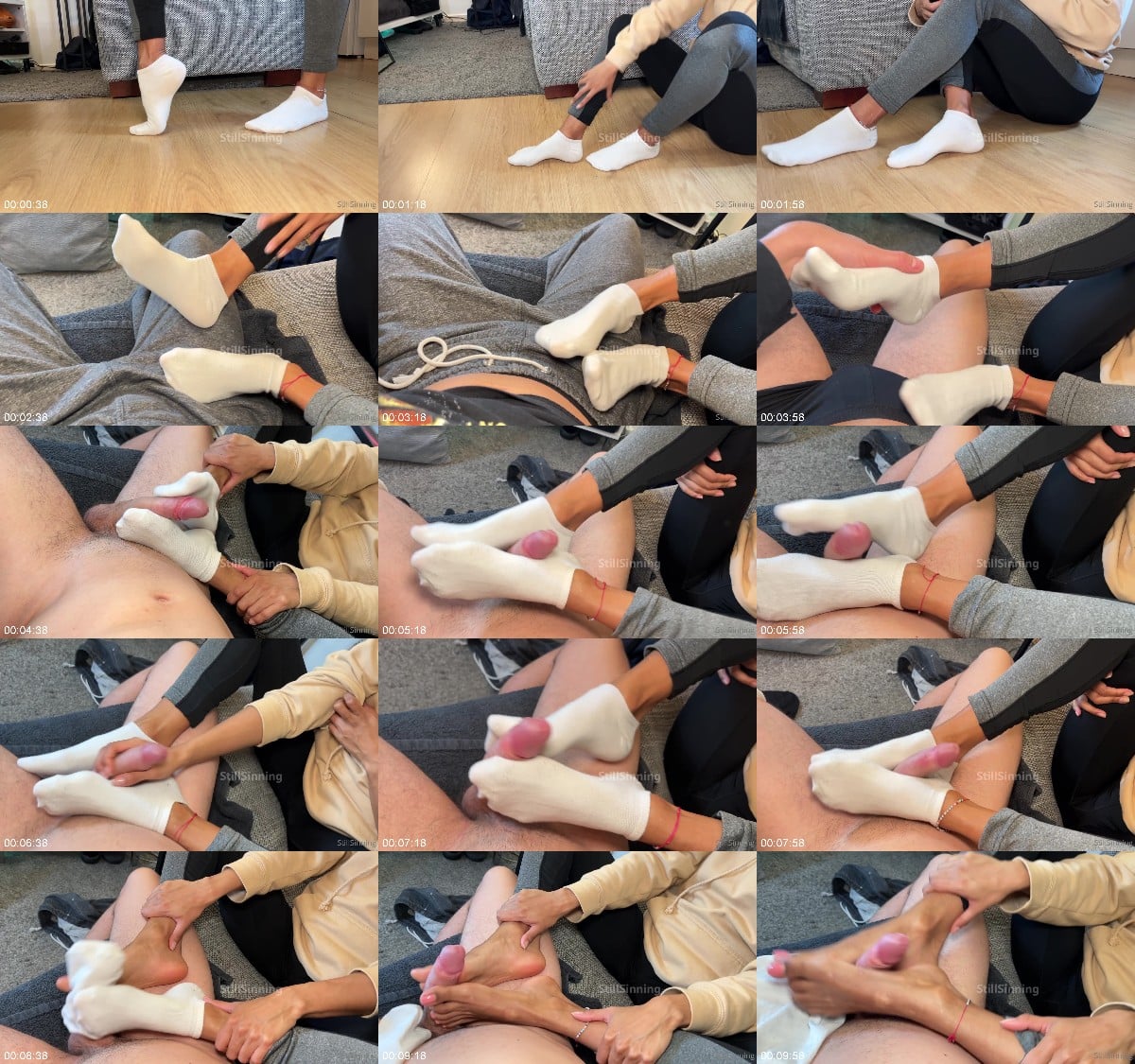 Stillsinning Isabela - Oops My Ankle Socks And Sweaty Feet Made Him Explode All Over My Toes 6