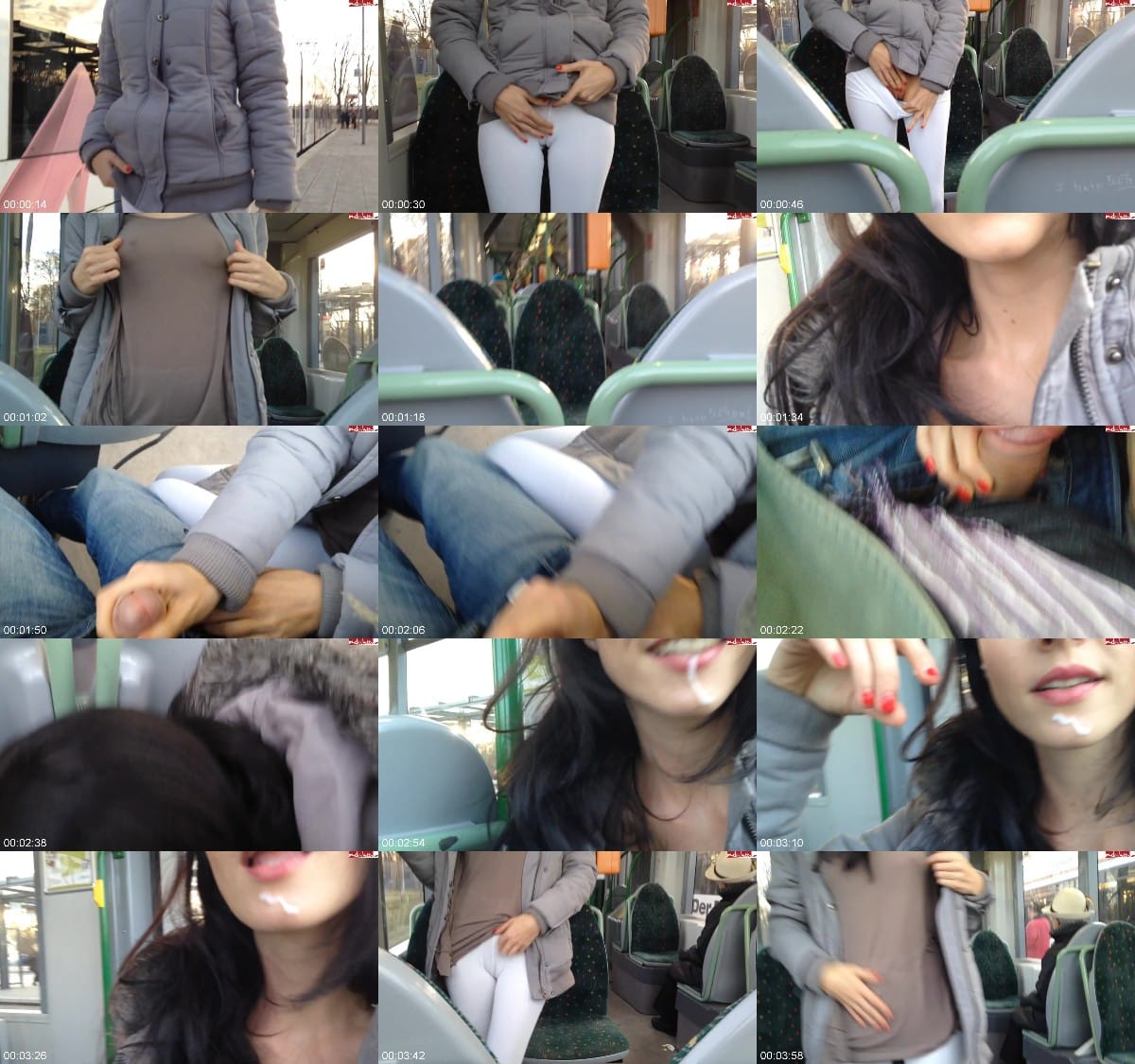 Sweet--Anna - Cameltoe und Blowjob in der Stra enbahn 6