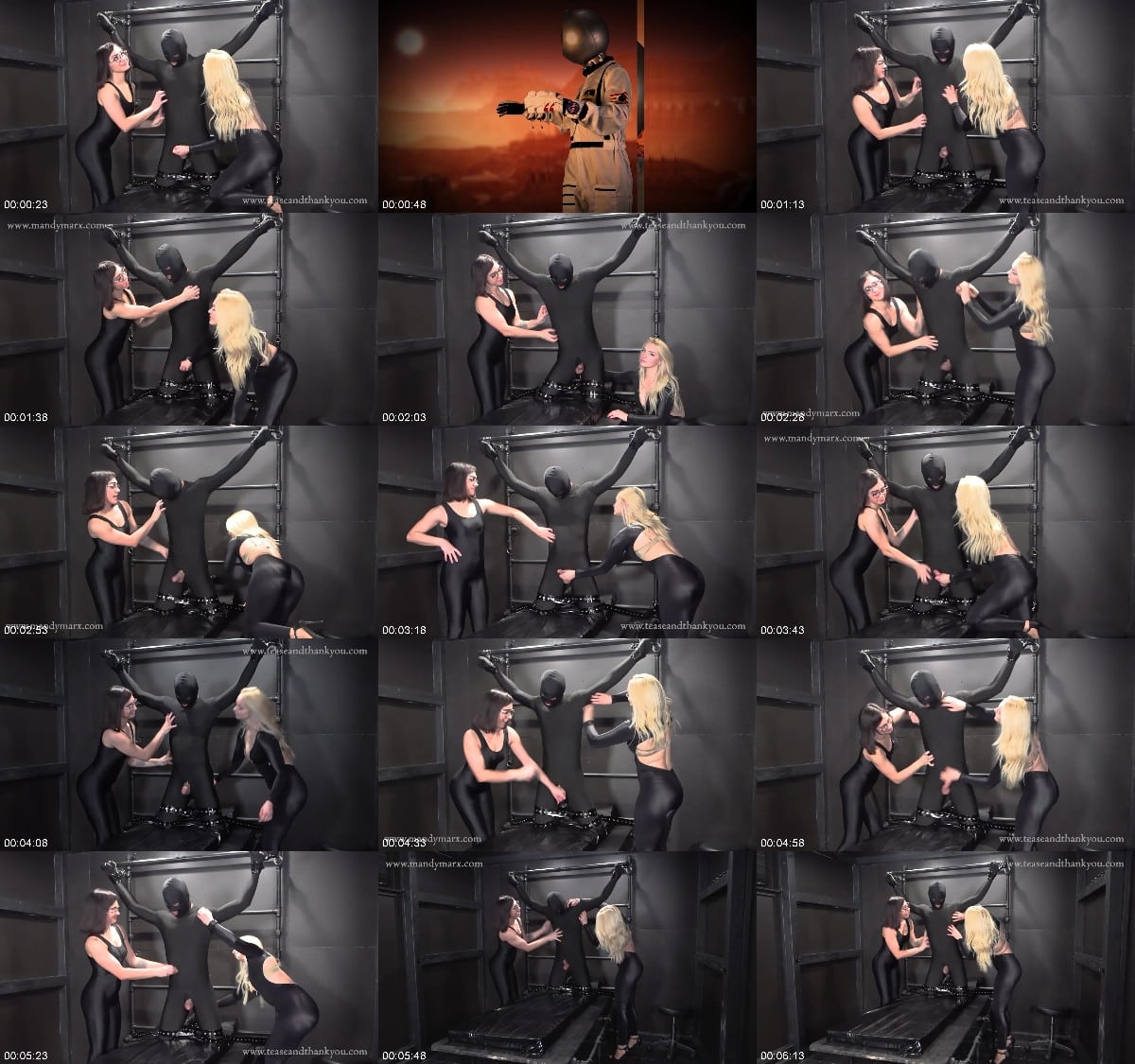 Tease and Thank You - The Bound Slave Society - Mandy Marx and Skylar 6