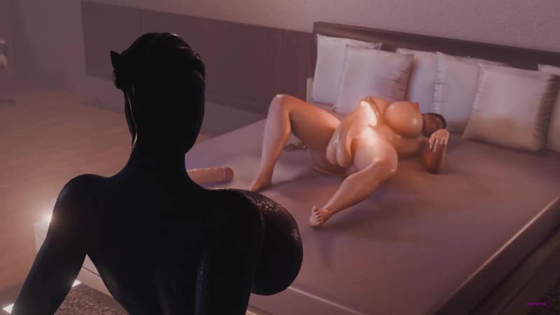 The Citadel Apartment incident - Liara and Miranda 3