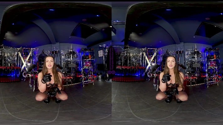 The English Mansion - Jerk Then Devour Your Cum - VR Featuring Mistress Genna James 3