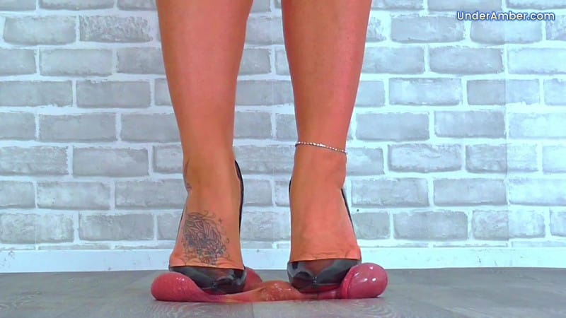 Under Amber - 207 Goddess Amber Lick Your Cum From The Soles Of My Louboutin Heels - Bug Cam 4