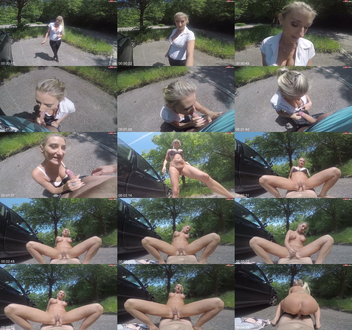 Vika Viktoria - Riskant - Praktikant fickt mich auf Firmenparkplatz 6