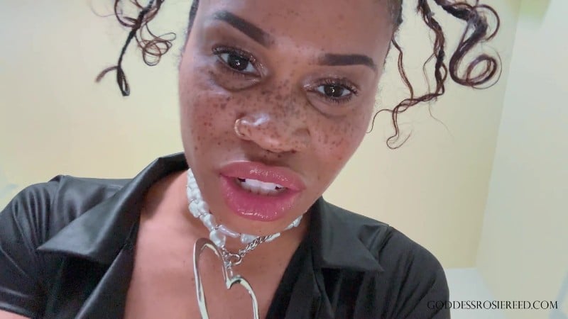 You Re In Heaven Ebony Femdom Goddess Rosie Reed Total Slave Domination In Assless Leggings 2