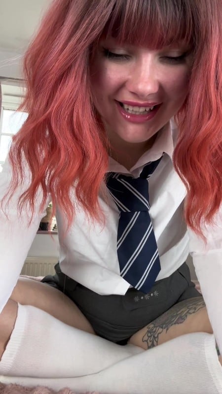 Yourhikerbabe - School Girl Gives Daddy Handjob 3