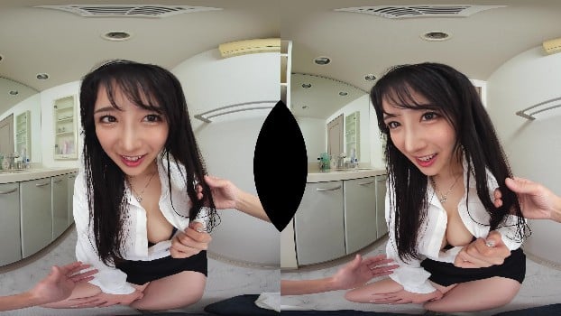 Crvr-387 [VR] I Was Tempted By The Wet Hair Of The Busty Beauty Who Lives Next Door... Yuika Onosaka [2048p] 2