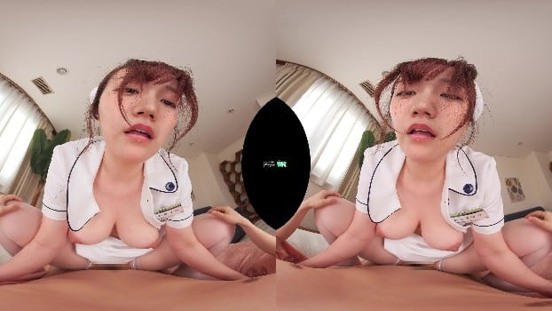 Kiwvr-813 [VR] A Real-Life Nurse Gets So Excited That She Gets Her Uniform Soiled - Seductive Creampie Sex In Her White Coat - Hono Wakana [2048p] 2