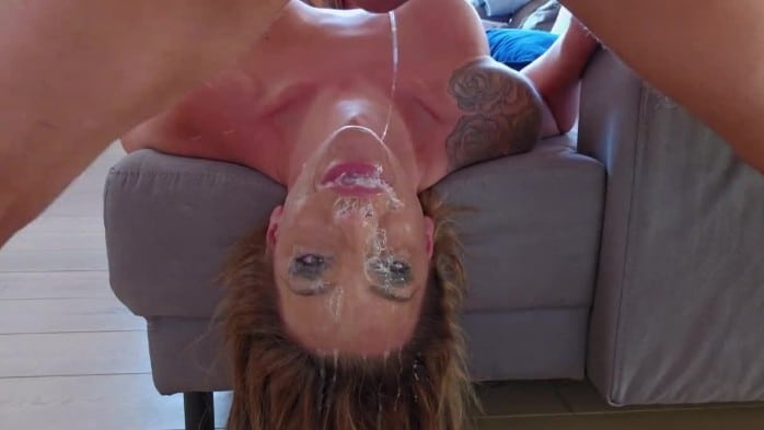 Milf Gets Her Face Fucked Upside Down 5