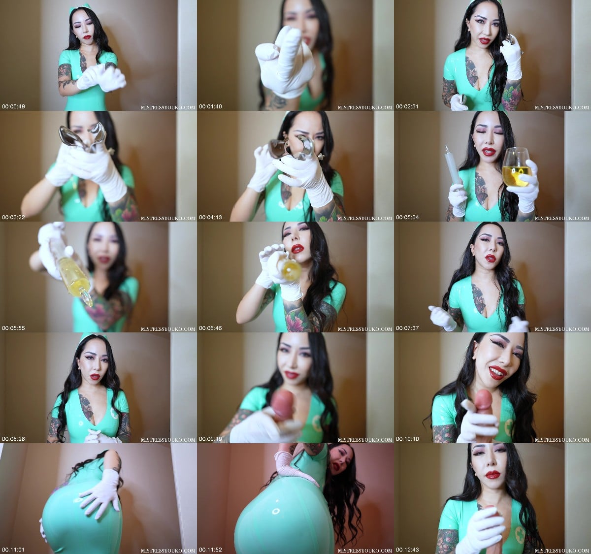 mistress youko - sexy nurse checks your anal and prostate pov 6