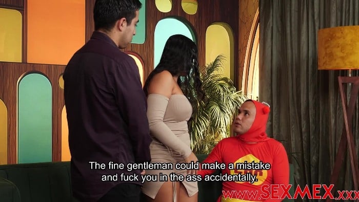 Sexmex - 25.11.10 - Lina Henao - The Horny Red Hooper Rescues The Booty Chick - 1080p 9