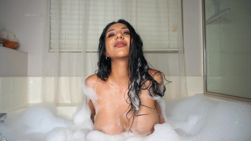 sloane sabbath - bubble bath tease 2