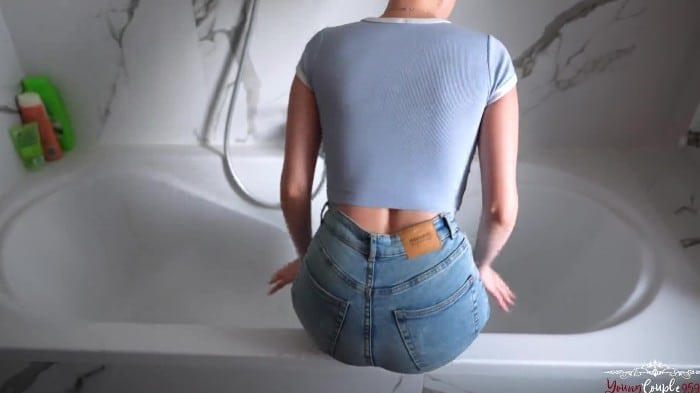 [MyDirtyHobby] Youngcouple9598 - Extremely Hot Piss Games In The Bathtub!! 2