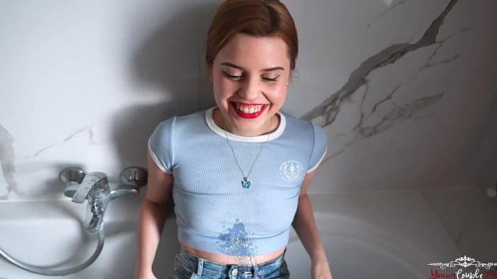 [MyDirtyHobby] Youngcouple9598 - Extremely Hot Piss Games In The Bathtub!! 3